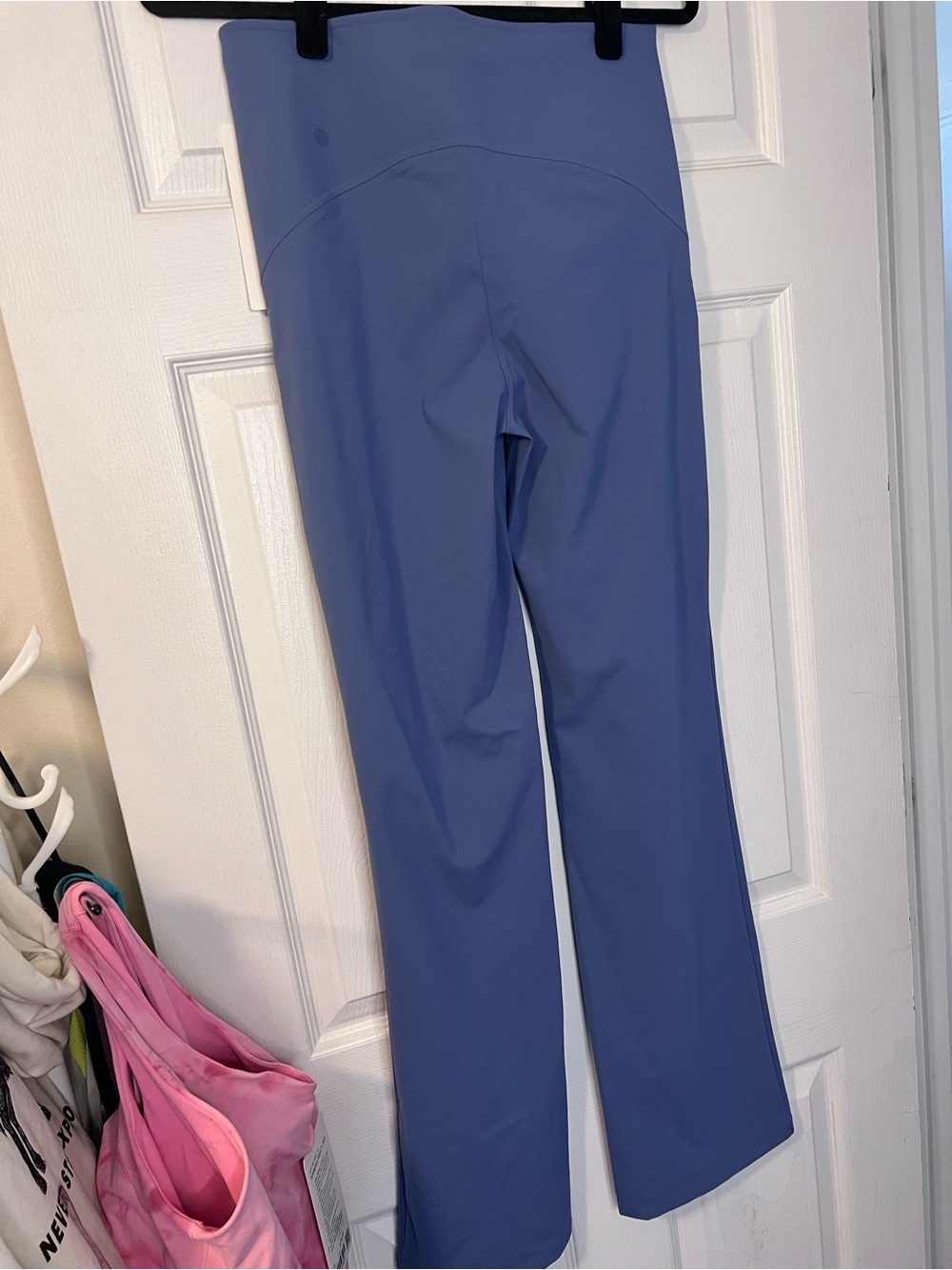 #554 Lululemon NWT Smooth Fit PullOn HR Pant 32” Oasis Blue Sz 8 Office Luxtreme - Picture 2 of 4